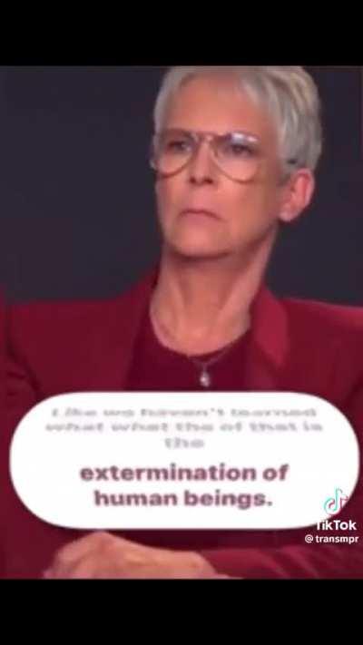 The scream queen has spoken