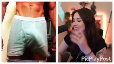 She wanted to see it 🍆