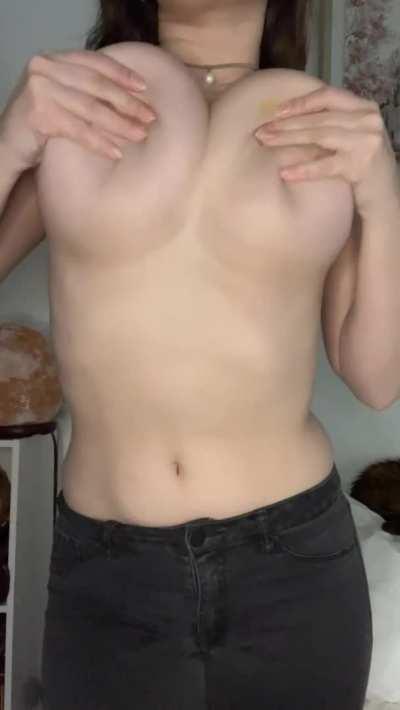 I hope you don't mind them a little puffy today