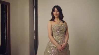 Jenna Ortega getting ready talking about presenting the Emmys, Her Dress and Wednesday! 