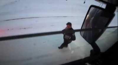 Idiot thinks he was smart there with his actions