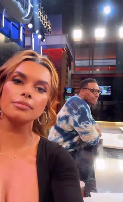 While on the set of ‘Speak’ | IG story 1-2-2025