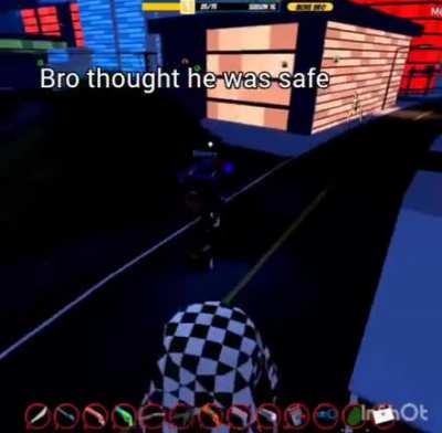 He deserved it for being a tiny avatar