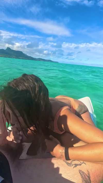 Is it weird to suck dick on a kayak?