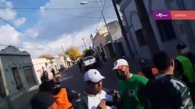 Sindicalista mafioso agrede a una periodista y amenaza a la gente de San Nicolás: 