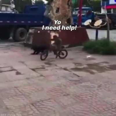 He’s gonna be a little late