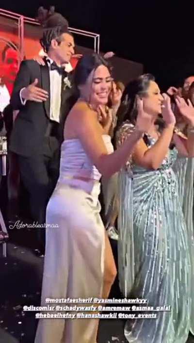 Shots of Asmaa Galal at some wedding (part 2 of 3)