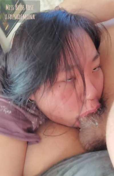 He facefucks me hard until he unloads down my throat