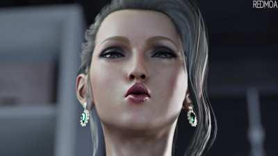 Cumming on Scarlet Boobs (Redmoa) [Final Fantasy 7]