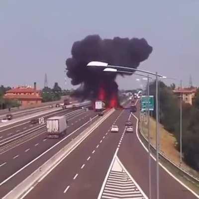 Explosion in Bologna