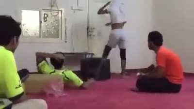 The moment Poland scored their second goal: