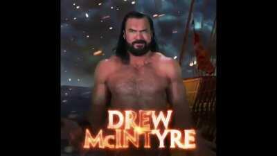 Bobby Lashley vs Drew McIntyre moving match graphic with added GREENLIGHT!