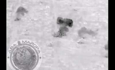 Ru pov Ukrainian patrol group destroyed by artillery