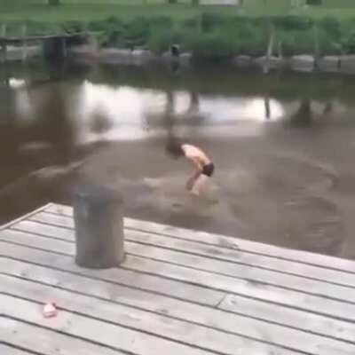 Jumping in before checking the water level