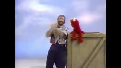 Robin Williams with Elmo