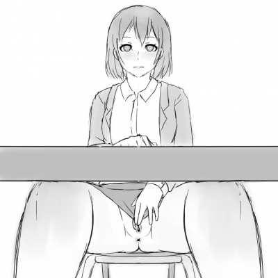 masturbation under the table