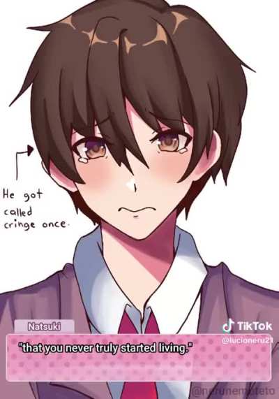 Natsuki has something to say: