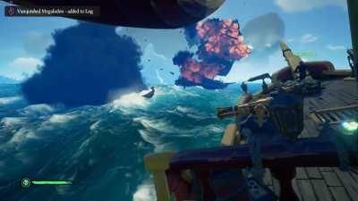 Meg went straight for the stronghold kegS rowboat (prolly 6 or 7 kegs on it)