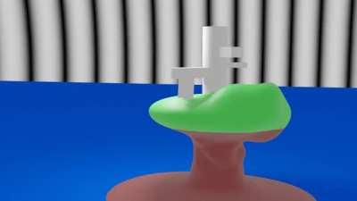 mom: we have plastic beach at home