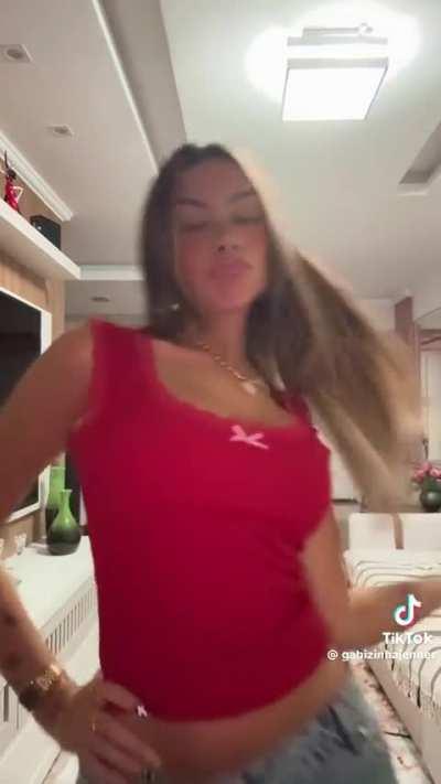 Gabi vibing in red (Spam TT) 
