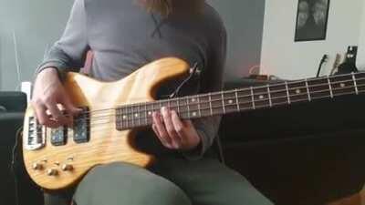 It doesn’t take rocket appliances to realize all you gotta do is take a fuckin’ cable, hook it up to a bass, and play the fuckin’ notes outta the series. Gorilla see gorilla do.