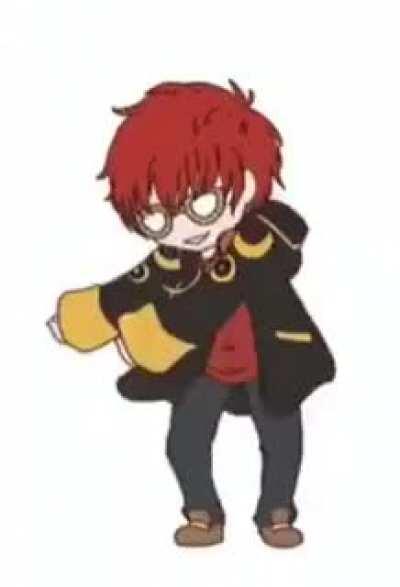 I added music to a dancing seven GIF lololol