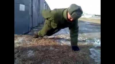 Russian vs American pushups