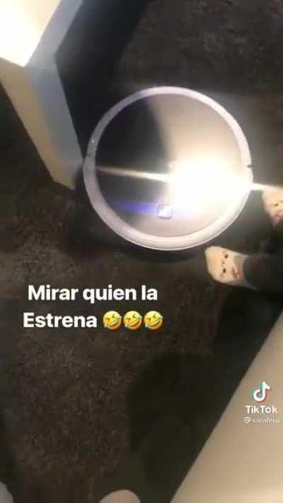 Just checking out the new roomba