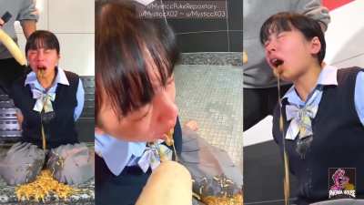 Dildo Deepthroat Puke Spewing