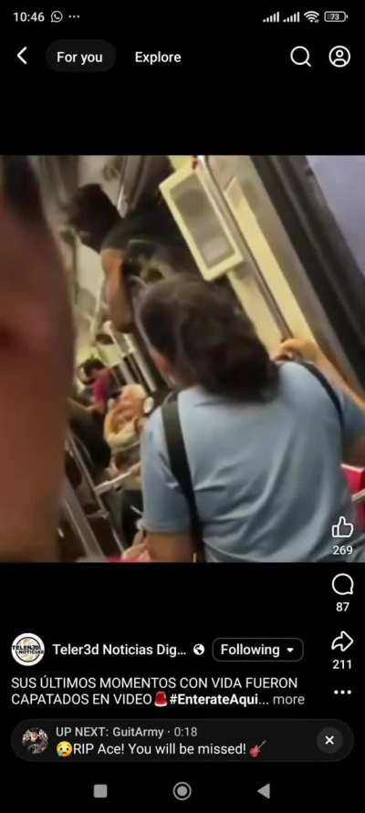 [LFO] Man under the influence tries to climb moving train, doesn't end well