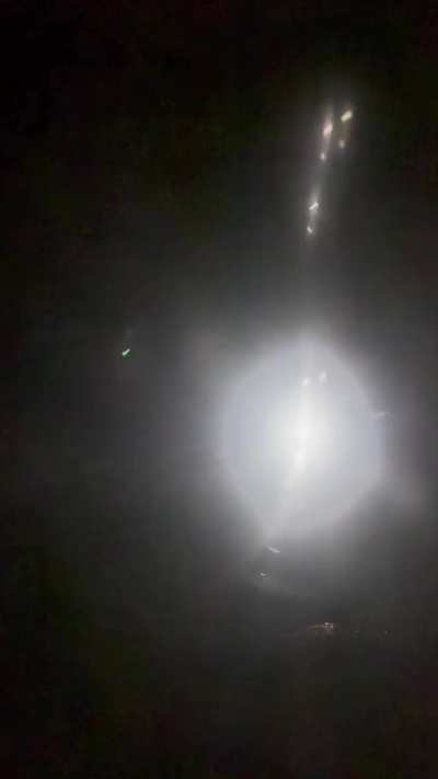 Lightning from a plane