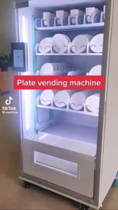 Plate Vending Machine