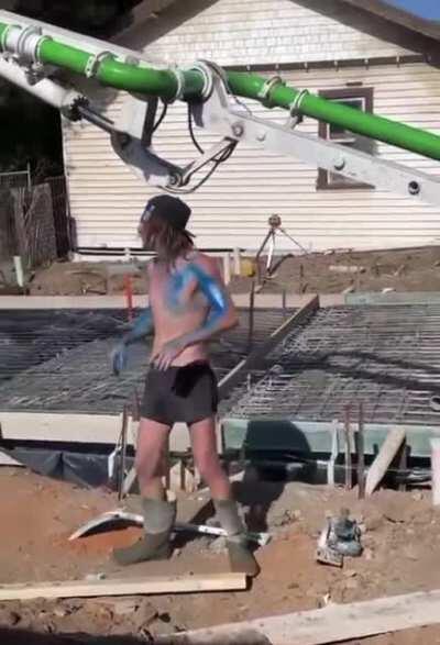 Pressurized gas finds an opening