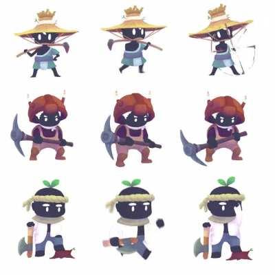 Hard-working guys from the new game we are preparing for.