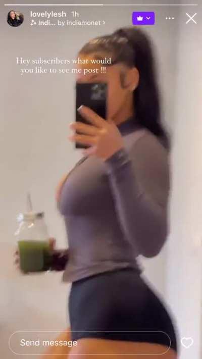 I told ha that booty crease, I’ll be loyal 🤑