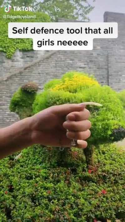 Weakest self defence in Nippleland