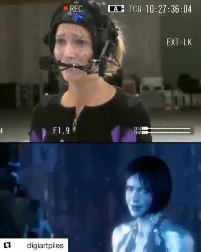 Halo 4 Performance Capture
Actors Bruce Thomas & Mackenzie Mason.  Opinion:(what Pablo Schreiber said is wrong and frankly quite stupid, body language and voice can bring more subtle and impactful emotions over than a face)