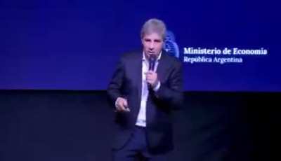 En la Bolsa de Comercio rosarina, el ministro Luis Caputo destacó que a partir de junio “van a estar en funcionamiento las obras de los 9.000 kilómetros de rutas licitadas y vamos estar licitando 12.000 kilómetros adicionales