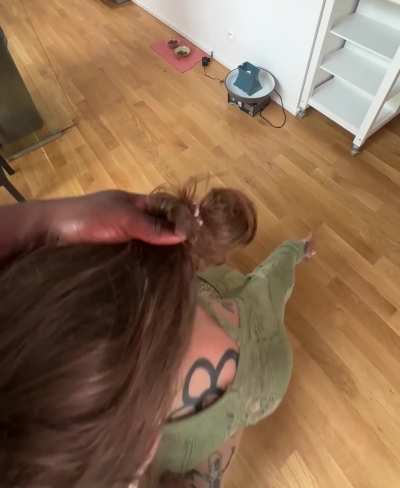 BBC going bye bye mode from her throat 😵‍💫