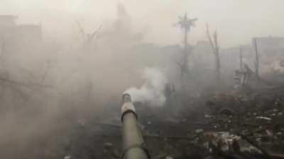 This is what the front line in Ukraine looks like after almost a year of war (Donetsk city suburbs)