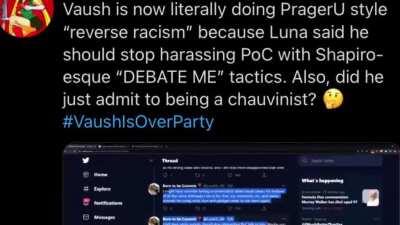 I got Vaush on my mind 😡