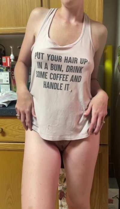 It’s not perfect but I am loving my mom curves after having 4 kids in 5 years