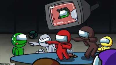 Three crewmates saw green vent and-