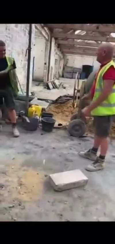 Super human strength demonstration