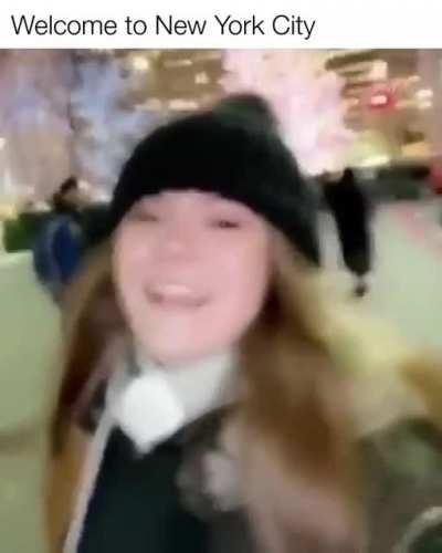 She's going to get the New York treatment