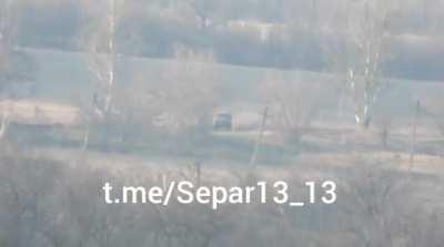 ru pov. Russian ATGM operators destroy a Ukrainian pickup truck