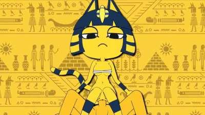 Ankha Leg Cross (minus8) [Animal Crossing]