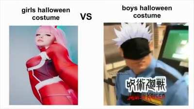 Girls VS Boys Halloween Costumes
