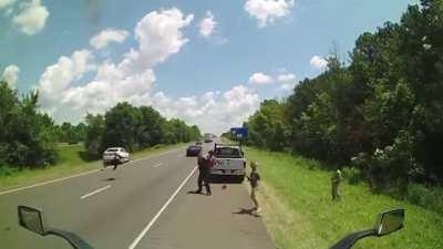 To run from the cops