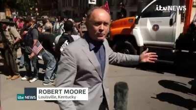 Armed Right wing militias and BLM activists create rising tensions in Kentucky